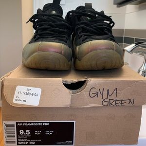 Gym Green Nike Foamposites